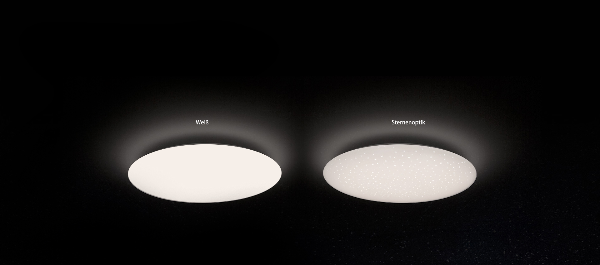 Zwei Design-Versionen für jeden Einrichtungsstil » Galaxy LED Deckenleuchte