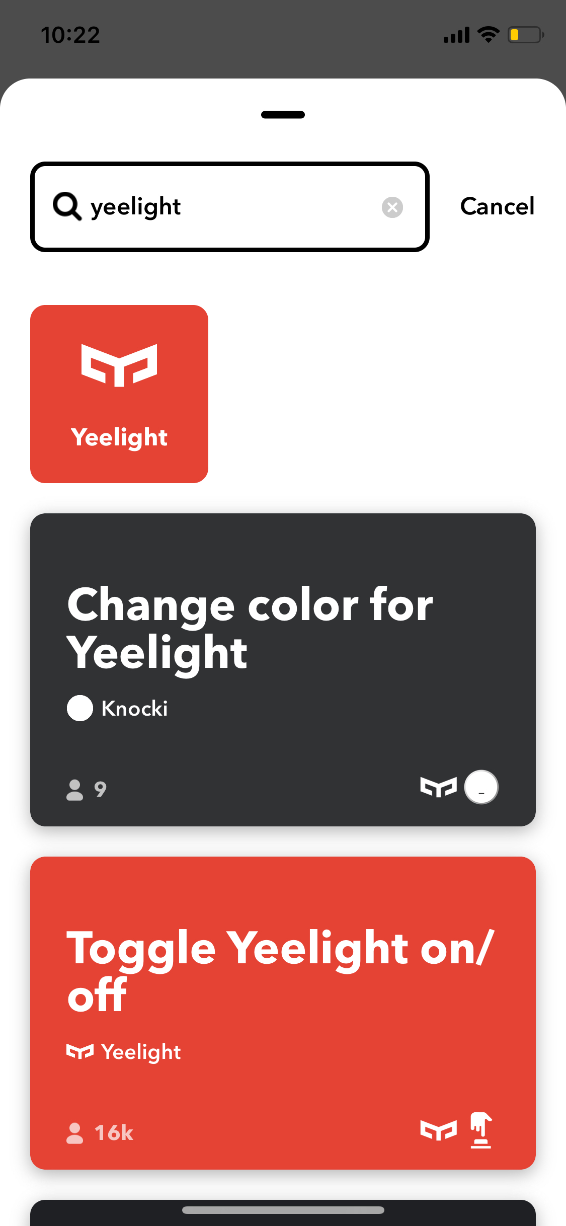 FAQ | How to connect Yeelight devices to IFTTT? | Step 02