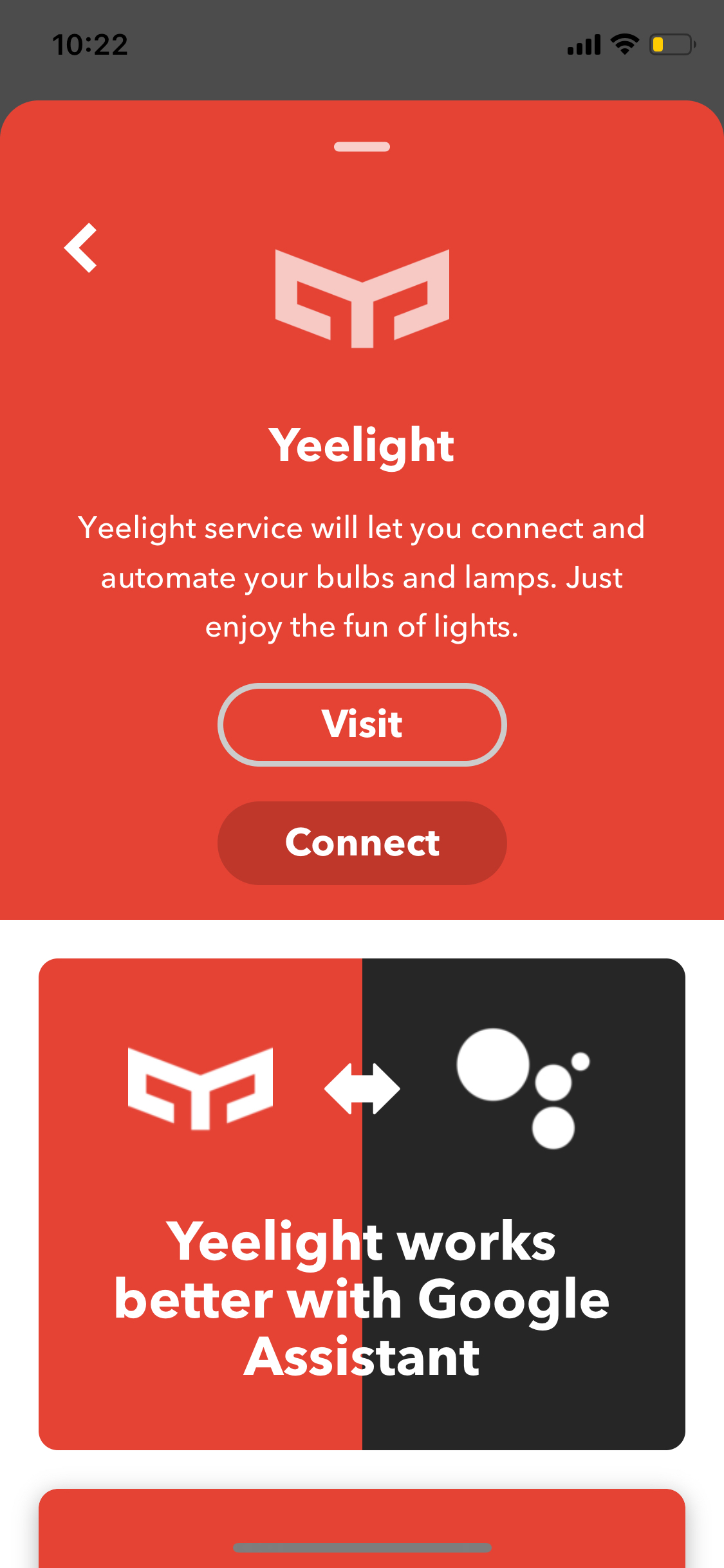 FAQ | How to connect Yeelight devices to IFTTT? | Step 03